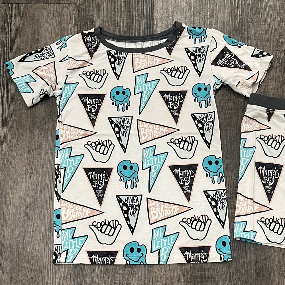 Kids Pajamas with Fun Print - Picture 2 of 5